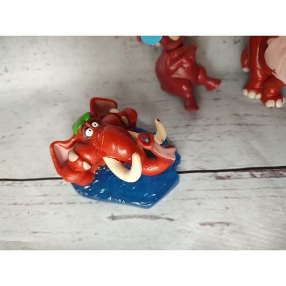 Vintage Lot 3 Toy From Disney's Tarzan Mcdonald's Elephant Mammoth Happy Meal - Picture 5 of 9